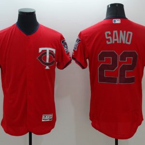 MLB Minnesota Twins #22 Sano Red Flex Base Elite Jersey