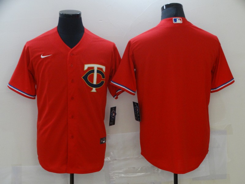 MLB Minnesota Twins Blank Red Game Nike Jersey