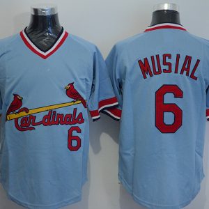 MLB Minnesota Twins #6 Musial Blue Pullover Jersey