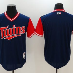 MLB Minnesota Twins Blank All Rise Blue Pullover Jersey