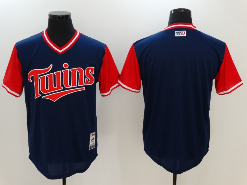 MLB Minnesota Twins Blank All Rise Blue Pullover Jersey