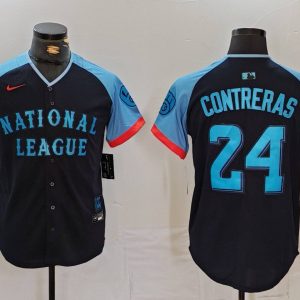 MLB Milwaukee Brewers #24 Contreras 2024 All-Star Stitched Jersey