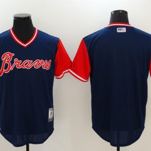 MLB Milwaukee Brewers Blank All Rise D.Blue Pullover Jersey