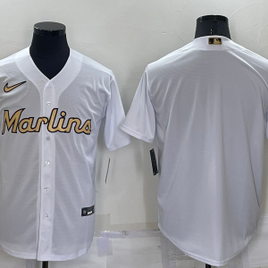 MLB Miami Marlins Blank Charcoal 2022 All-Star Jersey