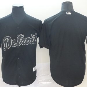 MLB Detroit Tigers Blank Black 2019 Players' Weekend Player Men Jersey