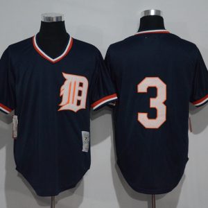 MLB Jerseys Detroit Tigers #3 Kinsler Blue Jersey