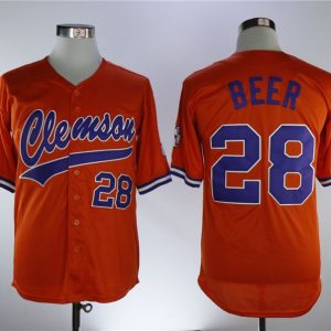 MLB Detroit Tigers #28 Beer Orange NCAA Jersey