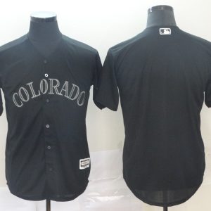 MLB Rockies Blank Black 2019 Players' Weekend Player Men Jersey