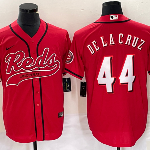 MLB Cincinnati Reds #44 Elly De La Cruz Red 2023 City Connect Cool Base Jersey