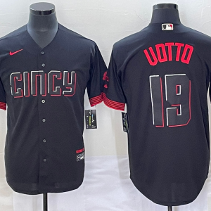 MLB Cincinnati Reds #19 Joey Votto 2023 City Connect Cool Base Stitched Baseball Jersey