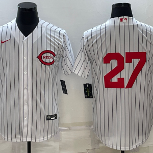 MLB Cincinnati Reds #27 Jake Fraley 2022 White Field Of Dreams Jersey