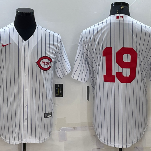 MLB Cincinnati Reds #19 Joey Votto White 2022 Field Of Dreams Jersey