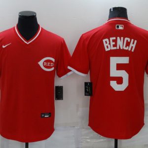 MLB Cincinnati Reds #5 Bench Red Game Nike Jersey