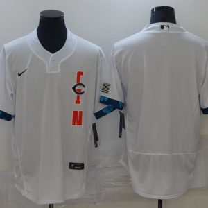 MLB Cincinnati Reds Blank 2021 White All-Star Flex Base Elite Jersey