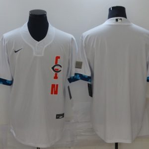 MLB Cincinnati Reds Blank 2021 White All-Star Jersey