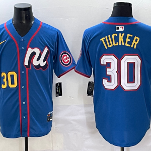 Men's Chicago Cubs #30 Kyle Tucker National League Blue 2025 All-Star Edition Limited Jersey