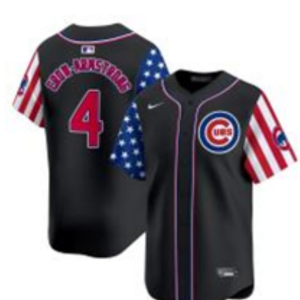 Men's Chicago Cubs #4 Pete Crow-Armstrong Black Stitched Baseball Jersey