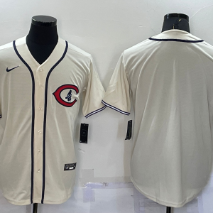 MLB Chicago Cubs Blank Cream 2022 Field Of Dreams Jersey