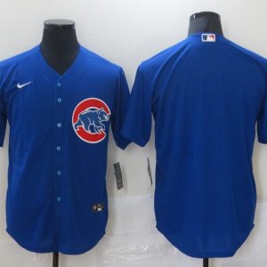 MLB Chicago Cubs Blank Blue Game Nike Jersey