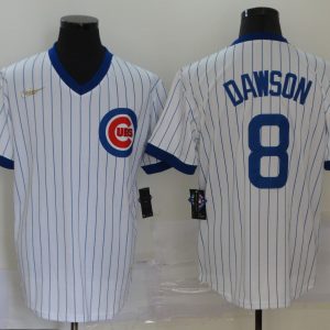 MLB Chicago Cubs #8 Dawson White Throwback Nike Jersey
