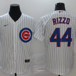 MLB Chicago Cubs #44 Rizzo White Game Nike Jersey