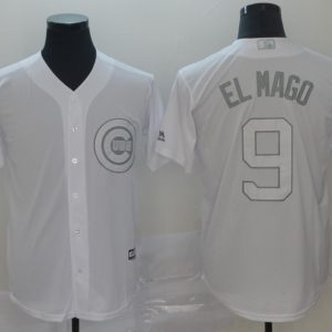 MLB Cubs #9 Javier Baez El Mago White 2019 Players Weekend Player Men Jersey