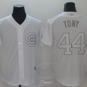 MLB Cubs #44 Anthony Rizzo Tony White 2019 Players Weekend Player Men Jersey