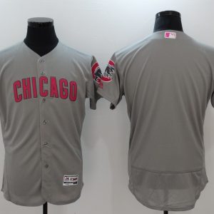 MLB Chicago Cubs Blank Grey Monthers Day Elite Jersey