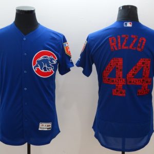 MLB Chicago Cubs #44 Rizzo Blue 2018 Jersey
