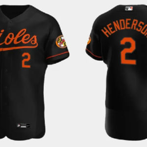 Men's Baltimore Orioles #2 Gunnar Henderson Black Flex Base Elite Jersey