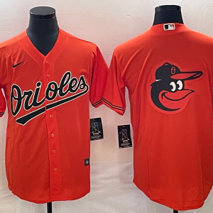 MLB Baltimore Orioles Blank Orange Game Nike Jersey