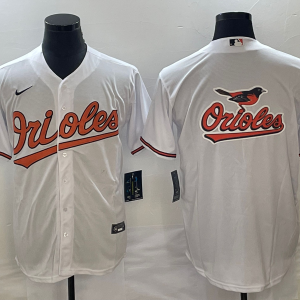 MLB Baltimore Orioles Blank White Game Nike Jersey