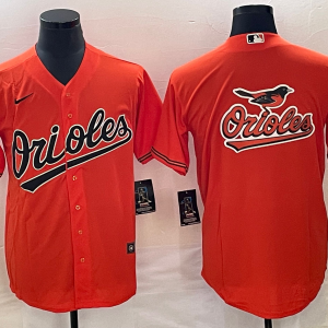 MLB Baltimore Orioles Blank Orange Game Nike Jersey