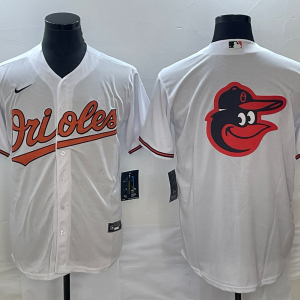 MLB Baltimore Orioles Blank White Game Nike Jersey