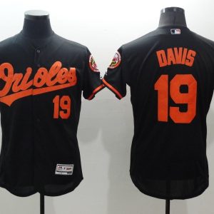 MLB Baltimore Orioles #19 Davis Orange Elite Jersey