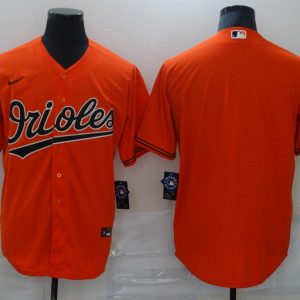 MLB Baltimore Orioles Blank Orange Game Nike Jersey
