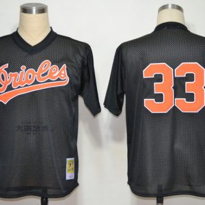 MLB Jerseys Baltimore Orioles 33 Eddie Murray Black M&N 1988 BP