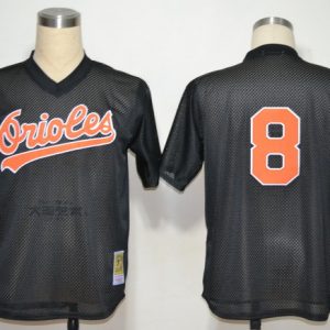 MLB Jerseys Baltimore Orioles 8 Cal Ripken Black M&N 1988 BP