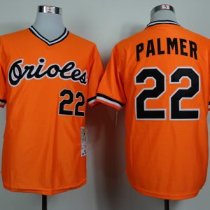 MLB Baltimore Orioles #22 Palmer Throwback OrangeJersey