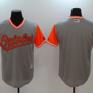 MLB Baltimore Orioles Blank All Rise D.Blue Pullover Jersey