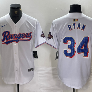 Men's Texas Rangers #34 Ryan White Nike Game Jersey