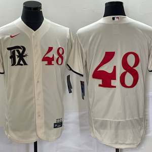 Men's Texas Rangers #48 Jacob Cream 2023 City Connect Flex Elite Jersey