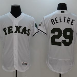 MLB Jerseys Texas Rangers #29 Beltre White Flex Base Elite Jersey