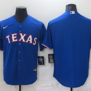 MLB Texas Ranger Blank Blue Game Nike Jersey