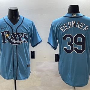 MLB Tampa Bays Rays #39 Kiermaier Blue Game Nike Jersey