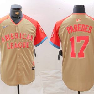 Men's Tampa Bay Rays #17 Isaac Paredes 2024 All-Star Stitched Jersey