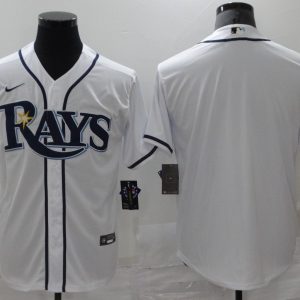 MLB Tampa Bays Rays Blank White Game Nike Jersey