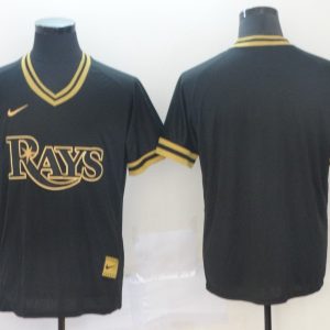 MLB Tampa Bays Rays Navy Blue Mens Blank Jersey