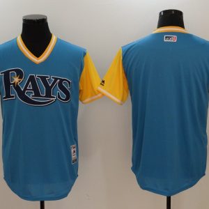 MLB Tampa Bay Rays Blank All Rise Blue Pullover Jersey