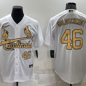 MLB Cardinals #46 Goldschmidt White 2022 All-Star Jersey